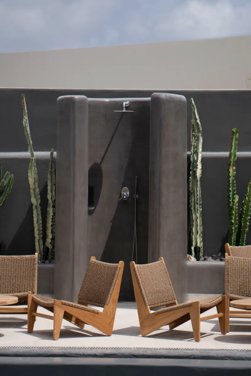 AVAL All Suite Santorini Outdoor Shower